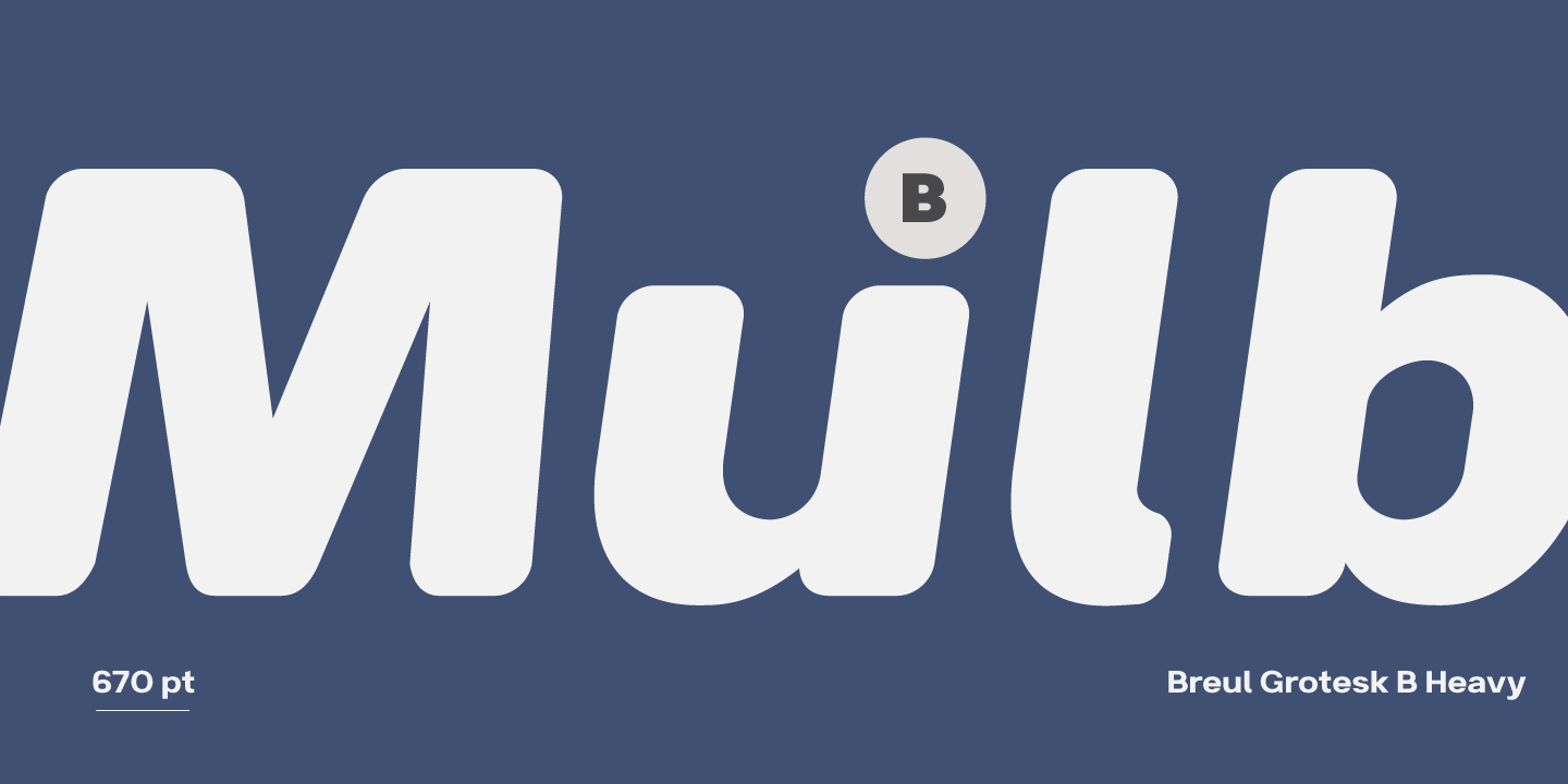 Breul Grotesk A Bold Italic Font preview